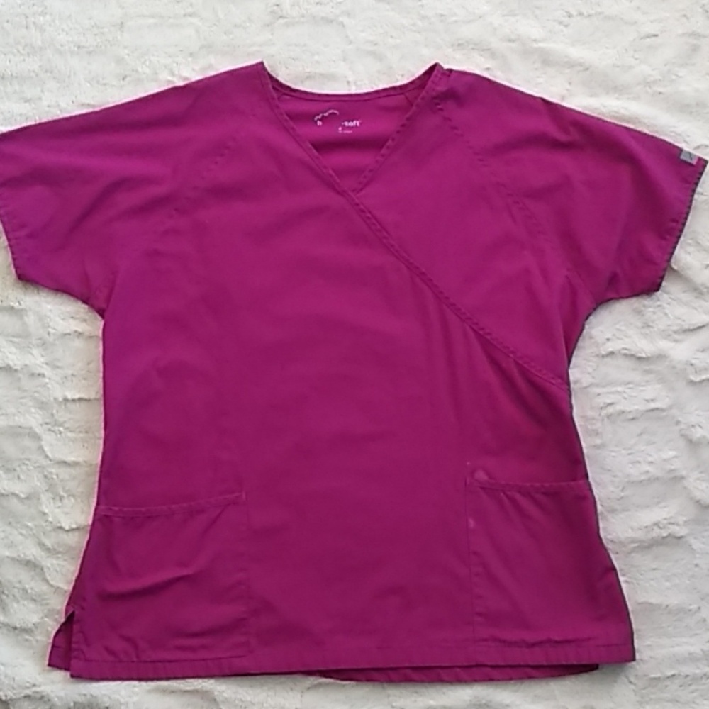 butter-soft scrub top